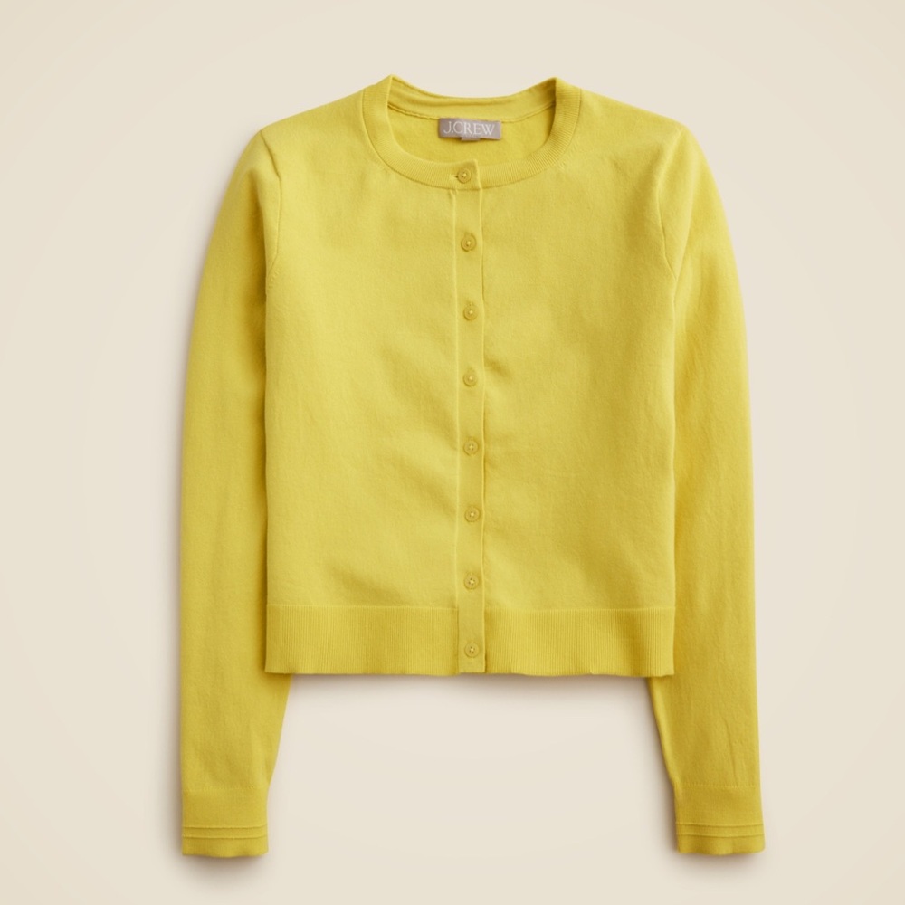 NWT J. Crew Featherweight Cashmere Cardigan size small - Picture 4 of 14